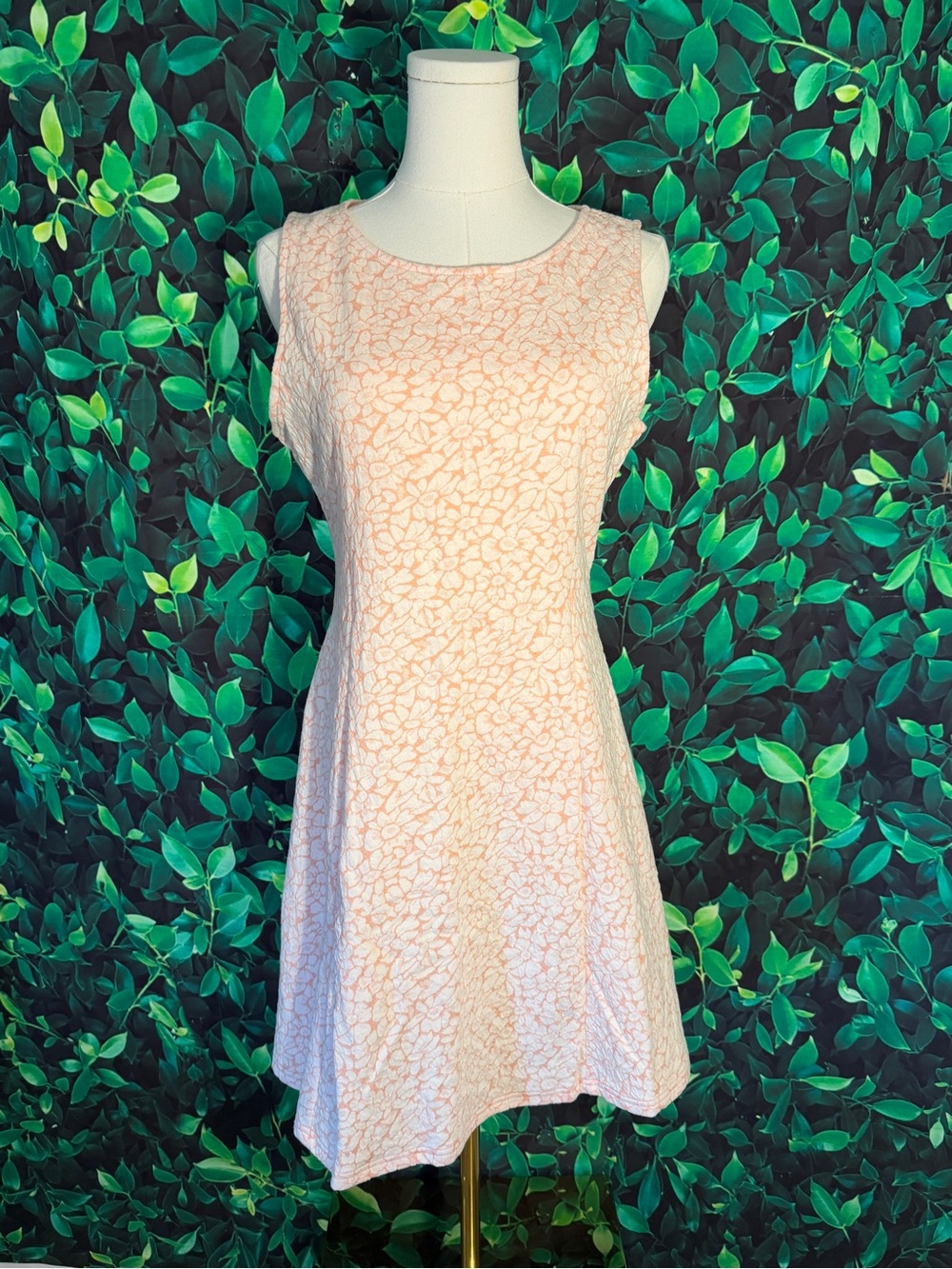 NWT Divided Peach Floral Sleeveless Dress